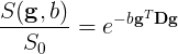 Diffusion signal equation