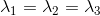 Isotropic diffusion eigenvalues